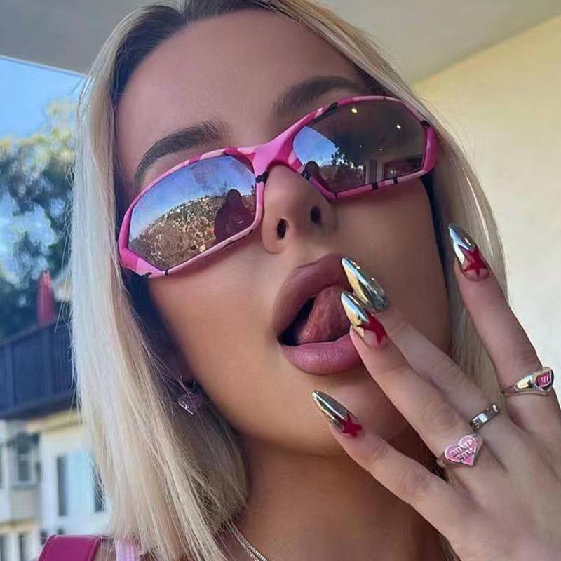 Fashion Square Vintage  Sunglasses Men Women Retro Driving Fishing Luxury Brand Designer Sun Glasses Uv400 Shades Eyewear