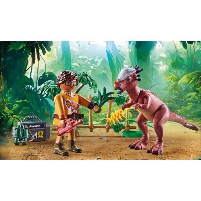 Playmobil 71822 Stygimoloch, kaşif ve aksesuarlar, Dinozorlar, 37 parça, 4 yaşından itibaren