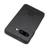 For Google Pixel 9a Leather Phone  Back Cover with Cloth Texture