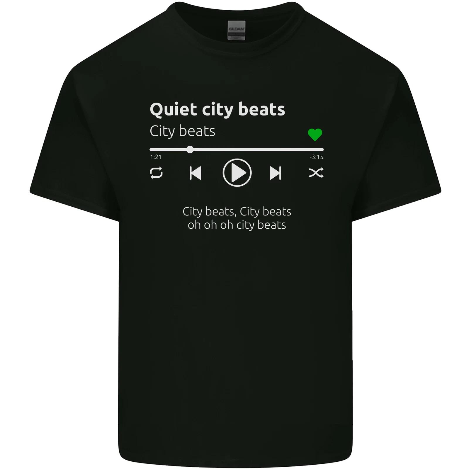 

City Beats Music MP3 Player Kids T-Shirt Childrens 4XL