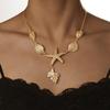 Imitation Pearl Vacation Style Neckchain Handmade Beach Shell Necklace  Summer