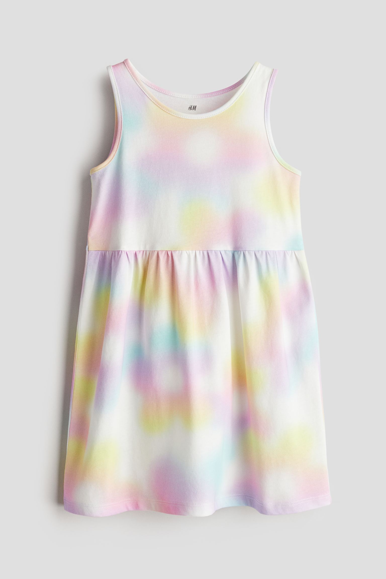 

Хлопковое платье с рисунком