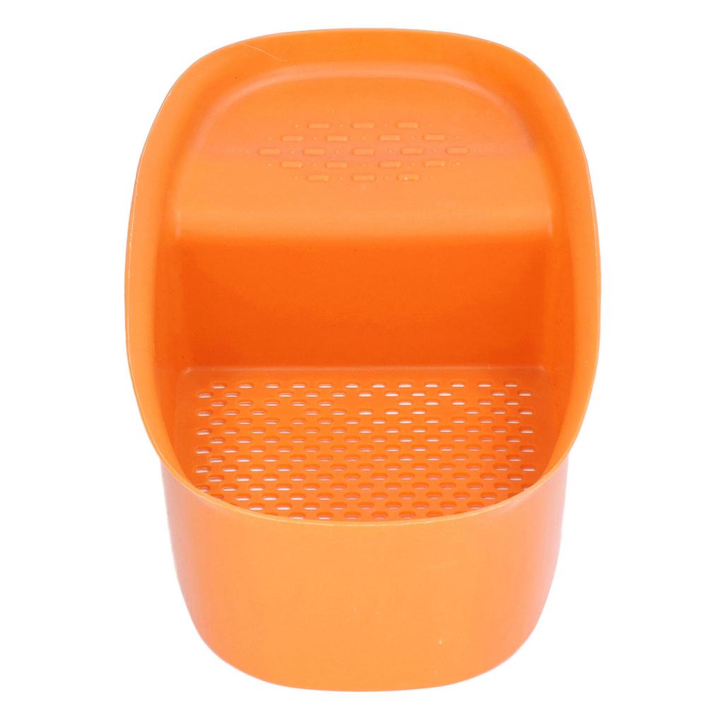 Sink Drain Basket Household Saddle Shaped Mesh Strainer for Kitchen Waste Vegetable FruitsOrange