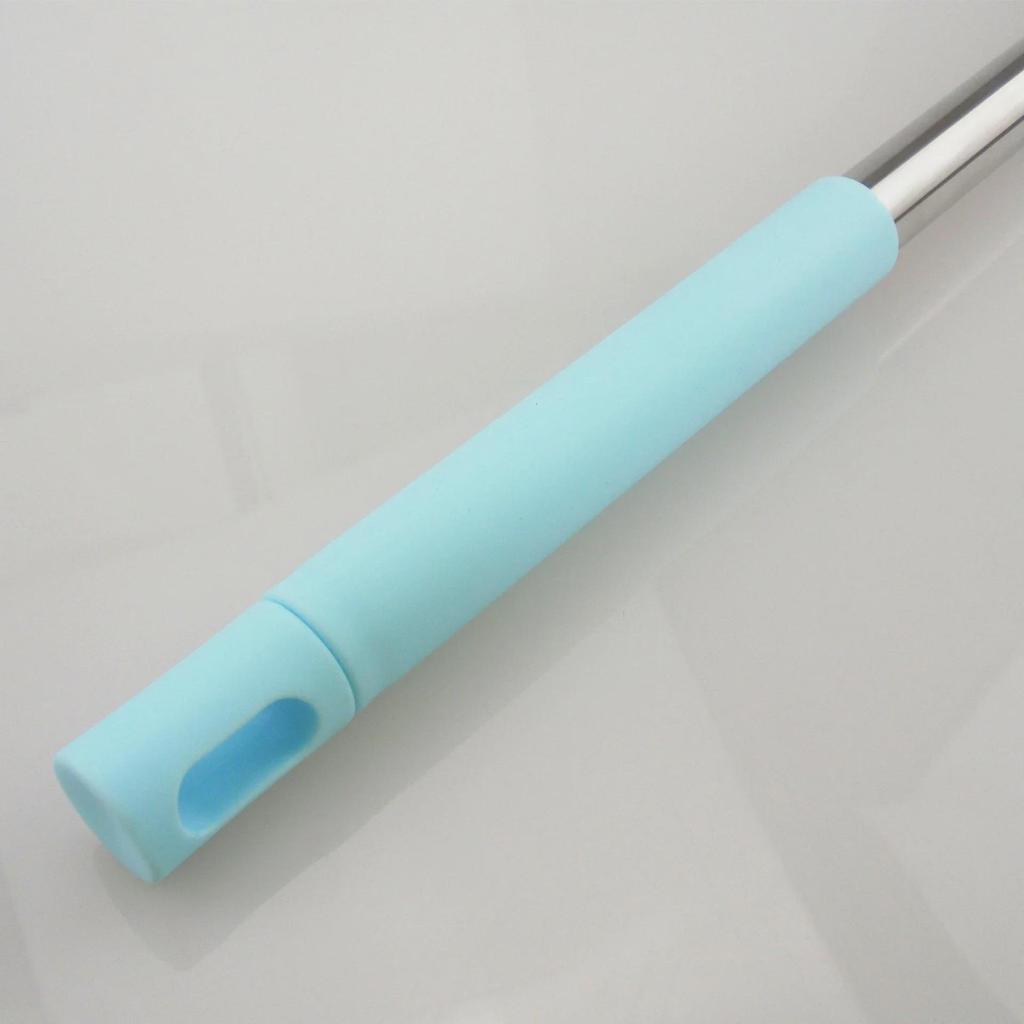 Broom Handle & Dustpan Set: 19" Extension, 16" Plastic Dustpan, 22mm Thick Hanging Mop/Broom Pole Accessories.