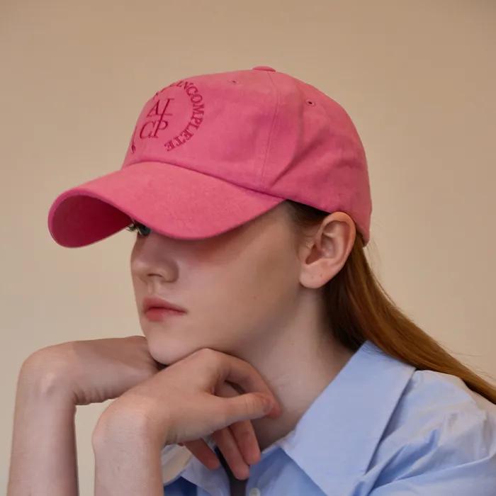 Round Logo Ball Cap (Pink)