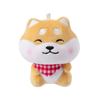 Shiba Inu Soft Plush Doll Keychain For Bags And Keys With Water Crystal Super Soft Material