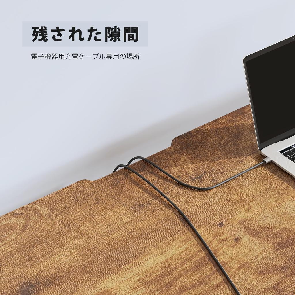 YeTom Computer PC Width Compact Study Desk with Storage Study Desk with Monitor Arm Easy To Vintage Desk, Desk, Desk, 80Depth 40cm, Simple, Desk,