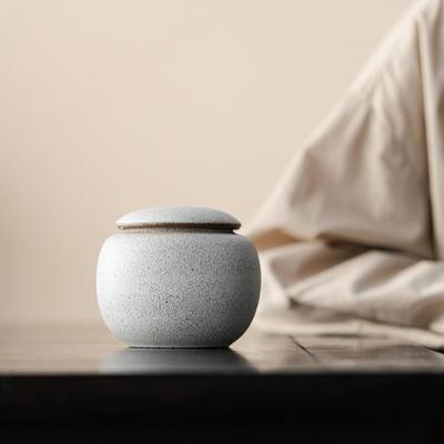 Keramik-Teedose Versiegelt Elegante Teedosen Multifunktionale Pu'er-Tee-Aufbewahrungsbox Zuhause