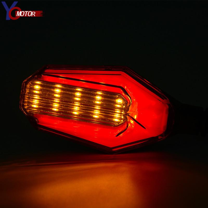 FOR HONDA CBR 600 F2,F3,F4,F4i Motorcycle Turn Signal lights LED amber Indicators Blinkers Flashers lamp FOR Benelli BN TNT600