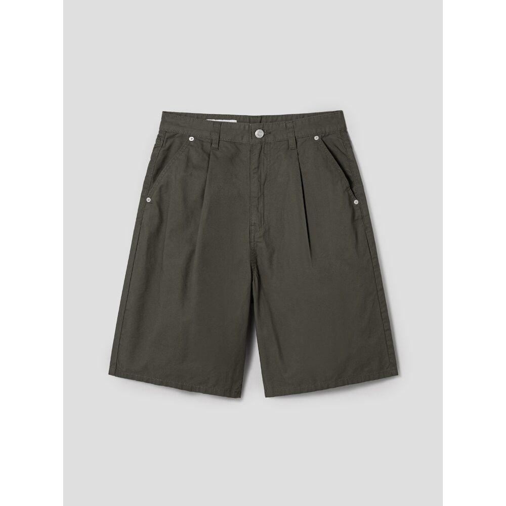 8SECONDS Cotton Washed Bermuda Shorts Khaki