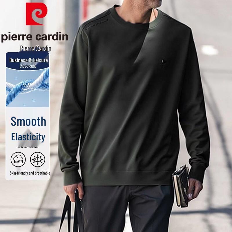 Pierre Cardin Men s Crew Neck Long Sleeve Casual Sweatshirt Tee 3XL