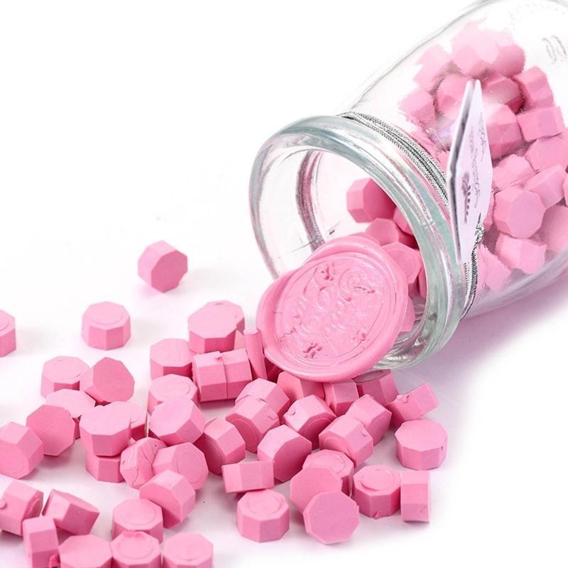  150pcs Octagonal Wax Seal Stamps Scrapbook Material Sealing Wax DIY Craft Decoration Birthday Wedding Stamp