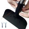 51Inch Multipurpose Metal Snow Shovel and Ice Scrapers for Various Season Yard Cleaning Back Friendly Design Adjustable Handle