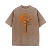 Vintage T Shirt Graphic Short Sleeve Funky Crew Neck Pure Cotton Tops Tees Washed Tee-Shirt Gift Idea Mother Day