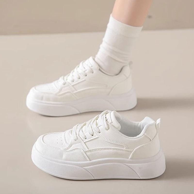 Step On Shit Feeling with Skirt Versatile Little White Shoes Women's 2025 New Popular Casual Sports Shoes Spring and Autumn Flat Baseplate Shoes