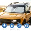 Araba Ön Cam Güneşlik Pencere Gölge Katlanabilir Güneşlik Kapağı Ford Bronco Sport 2021 Üstü Araç İç Aksesuarları İçin Uyumlu, 1 adet
