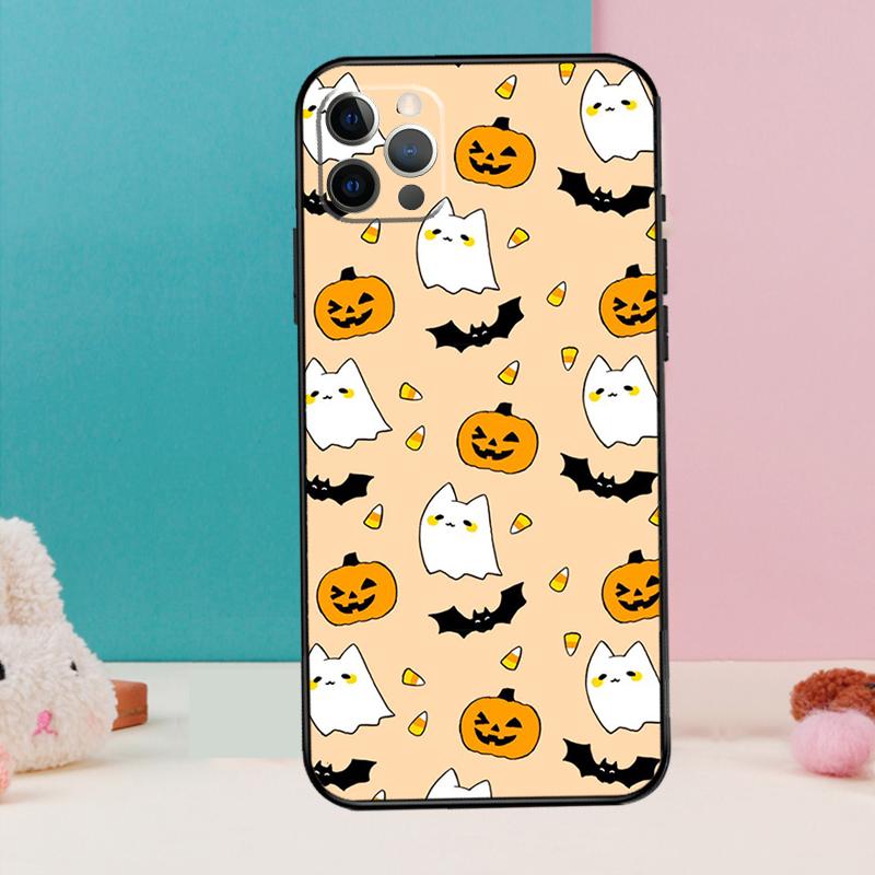 Halloween Pumpkins Phone Case For iPhone 17 Air 16 15 14 12 11 13 Pro Max 12 13 Mini 15 16 Plus 16e Cover Coque