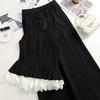 Jennie Kim & Ji-soo Inspired Color Block Ruffle Two-Piece Dress Set