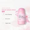 Sakura Mascarilla Facial en Barra de Barro Sólido Reduce Poros de Puntos Negros Control de Grasa Hidratante Limpiador Facial Facial 45g