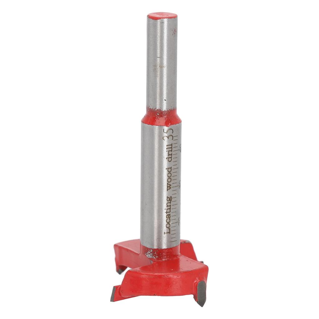 35mm Hinge Boring Jig Kit Hole Locator Red Drill Bit and Wrench for Furniture Cabinet