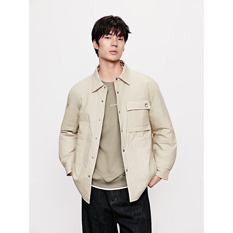 GXG Men's Quilted Shirt-Style Thickened Jacket