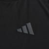 Adidas Three Stripes Solid Color Sports Casual Crew Neck Short Sleeve T-Shirt Unisex Tops Black BWTS26B1-BK