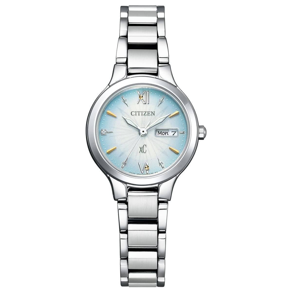 

[Citizen] Cross Sea Watch CITIZEN Disney Collection xC World Limited 1200 pieces Eco Drive EW3221-51L Women s Silver