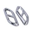 Exhaust Trim Set for Rear Four Outlet Area, Double Opening ABS Frames for GLC Class X254 More Detailed Exterior Appearance