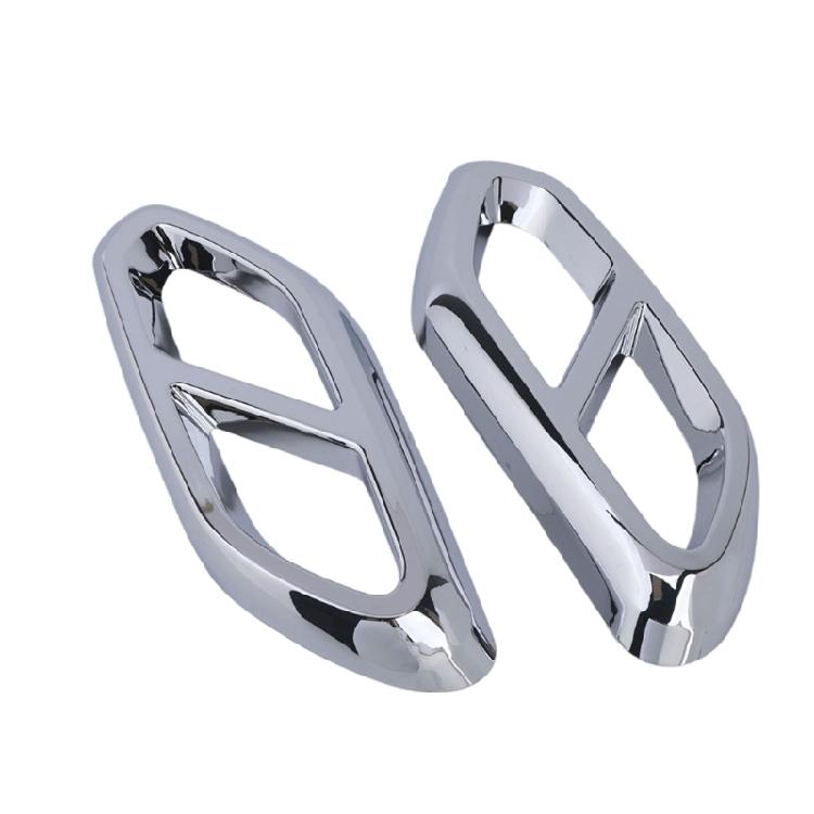 Exhaust Trim Set for Rear Four Outlet Area, Double Opening ABS Frames for GLC Class X254 More Detailed Exterior Appearance