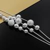 Fine Jewelry Charm 925 Sterling Silver Bead Necklace Charm Classic High Quality Fashion for Women