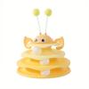 Cat toy bee amusement board becomes a fun toy for young cats to entertain themselves. Cat spinning wheel toy is a great tool for relieving boredom