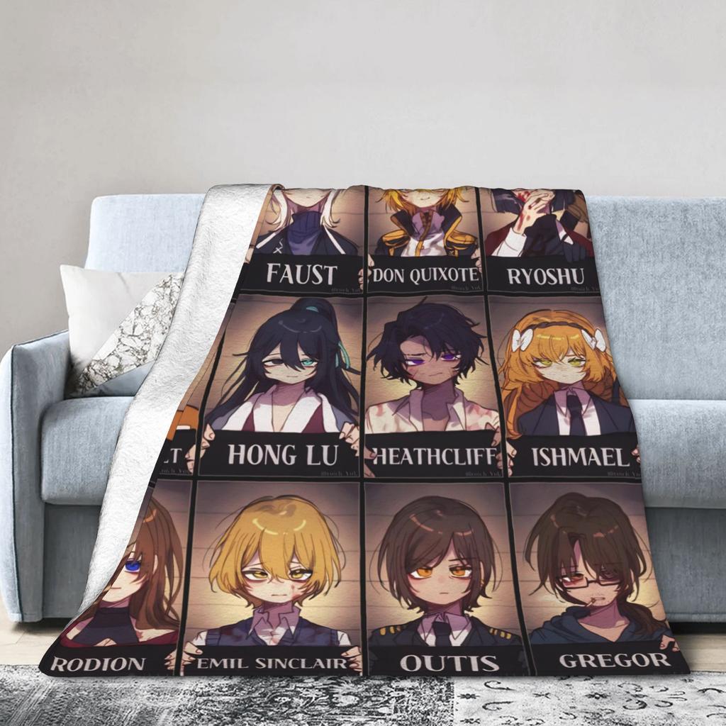 Limbus Company Project Moon Blanket Super Soft Fleece Cute Present  Throw Blankets Bedspread