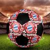 TAGLIA 5 Pallone da Calcio FC Bayern München Colorato Per Tutte le Età Cucito a Macchina PVC Pronto per la Competizione Resistente Alto Rimbalzo