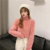 2025 Winter Women's High Neck Slim Fit Thickened Plush Knit Sweater