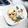QT2349#15cm Papagei Schmetterling Floral Wasserdicht Auto Dekoratives Aufkleber, Geeignet für Autos, Laptops, Stoßstangen, Glasfenster Aufkleber