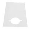100pcs Disposable Adult Bib Waterproof Restaurant Beauty Salon Dental Bib for Elderly 15.7 X 23.6 Inch White