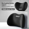 For Volkswagen VW Car Headrest Lumbar Support Neckpillow Waist Elastic Cushion Passat Golf 4 5 6 Tiguan Polo Scirocco Jetta CC zg6