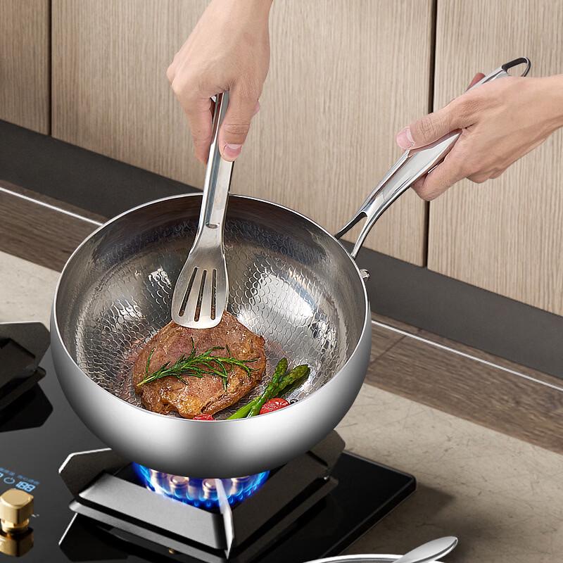 Milan Titanium Multi-Layer Steel Wok & Soup Pot with Steamer