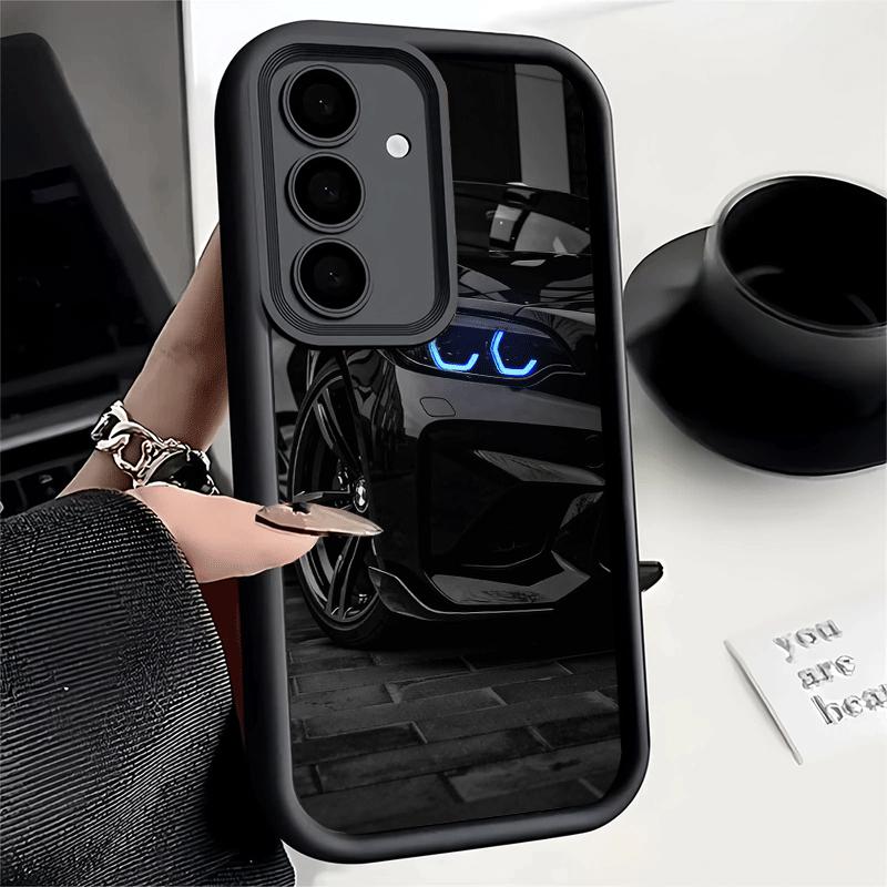 Handyhülle für Samsung Galaxy A17 A16 A15 A14 A13 Blau Rot Auto für B-Bmwes A56 A36 A26 A55 A35 A25 A54 A34 A24 A53 A33 A23 A07 A