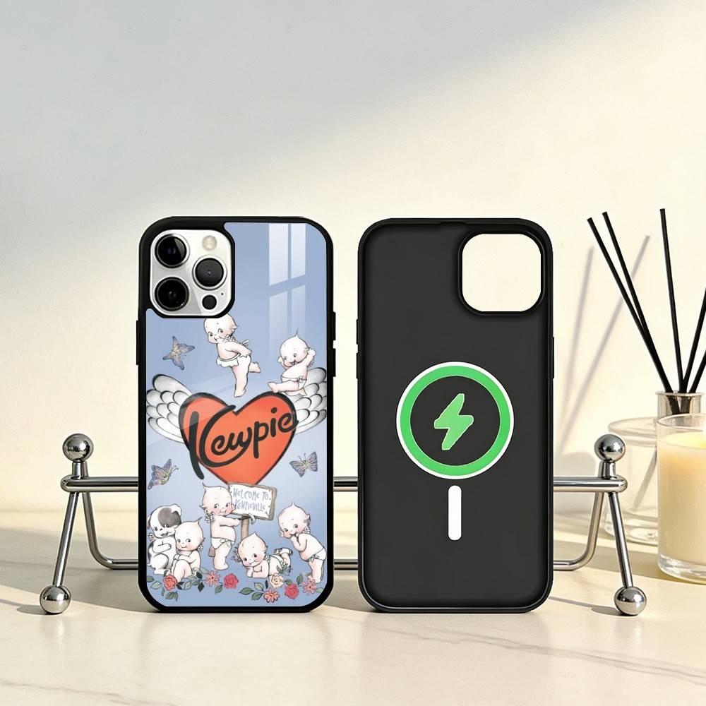 

Kewpie Cute Angel baby Phone Case For iPhone17,16,15,14,13,12,11 Plus,Pro Max Magnetic For Magsafe Wireless Charging iphone16e