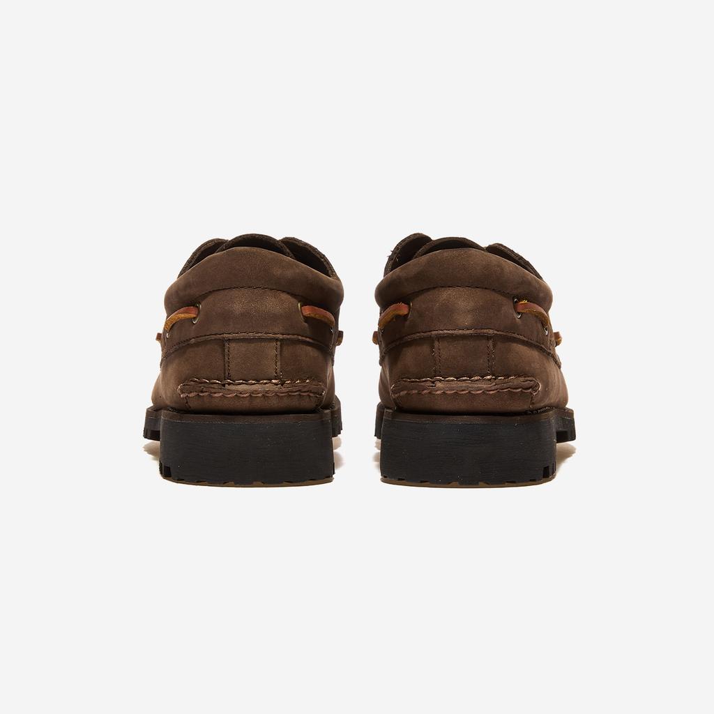 Timberland 3 Eye Boat Shoes [A2PDQ-DARK BROWN NUBUCK]