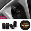 4 Peças Tampa de Válvula de Pneu de Motocicleta Tampa de Válvula Para Harley Davidson Electra Glide Ultra Classic 1250 S PA 1250S PA1250 Acessórios