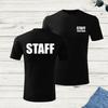Custom STAFF T-Shirt for Men, Personalized Employee Name Work Shirt, Team Event Shirt, Camp Staff Tee, Company Uniform Shirt