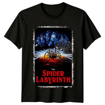 Das Spinnenlabyrinth (1988) Vom Filmposter inspiriertes T-Shirt Retro 80er Jahre T-Shirt Unisex