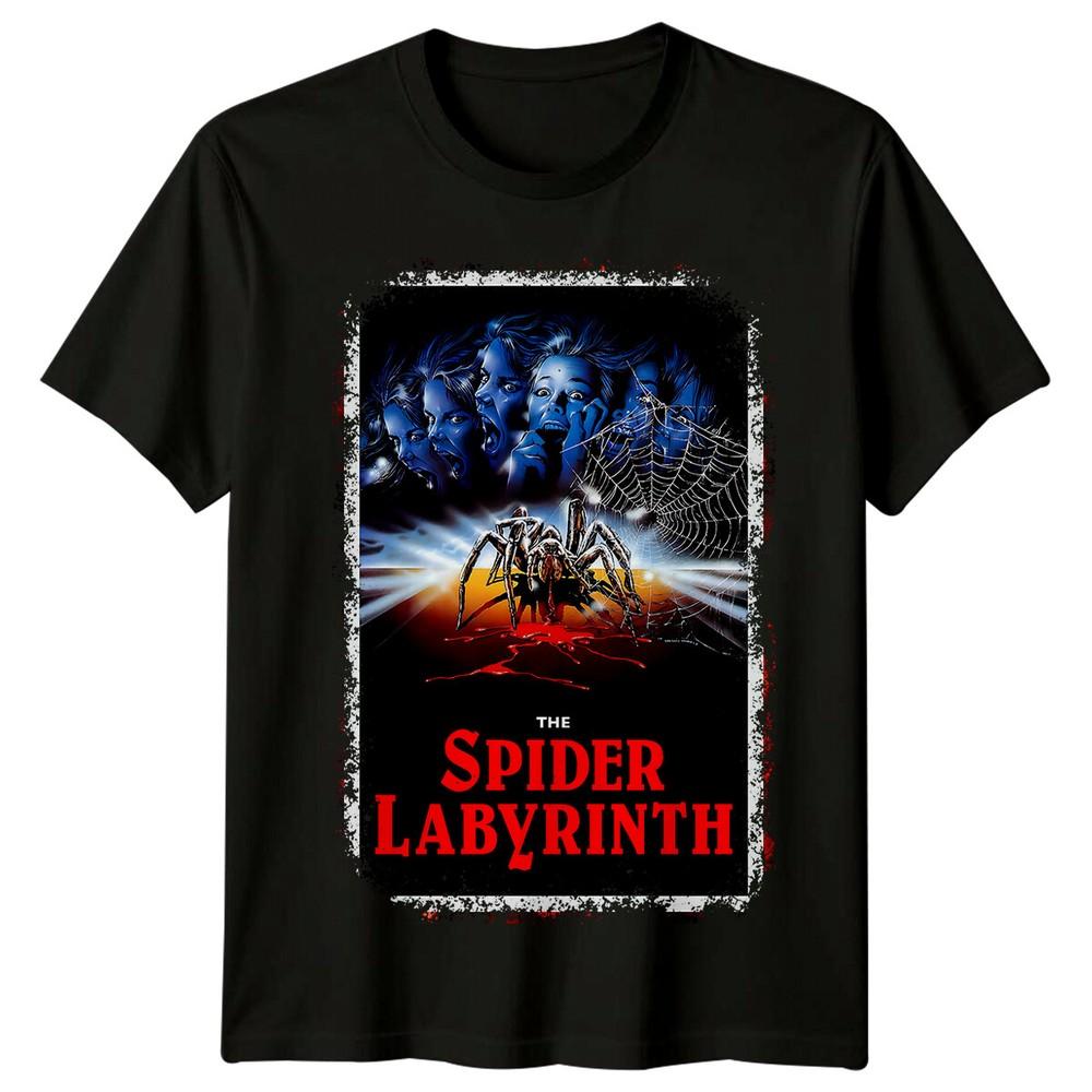 

The Spider Labyrinth (1988) Movie Poster Inspired T-Shirt Retro 80s Tee Unisex 4XL