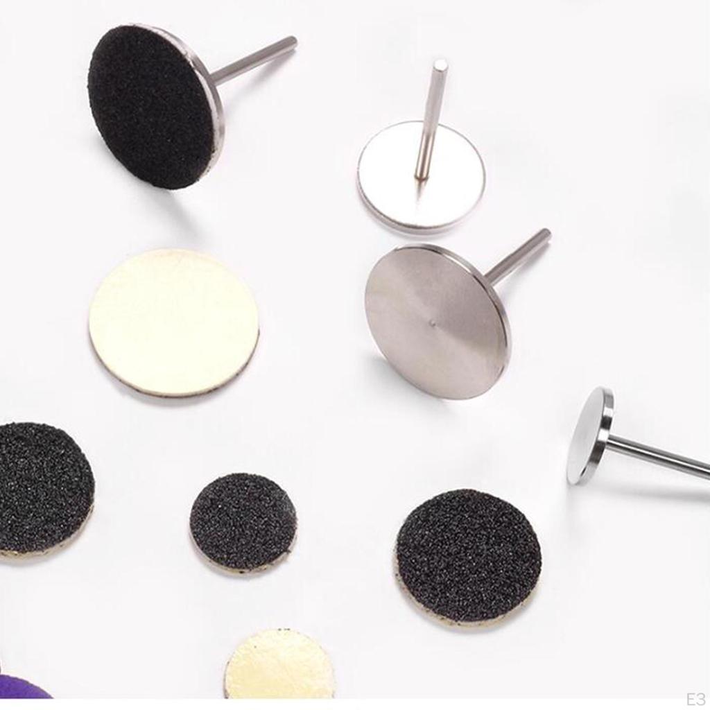 60 Pieces Replaceable Sanding Papers Grinding Disc Tool for Electric Foot Rasp Files