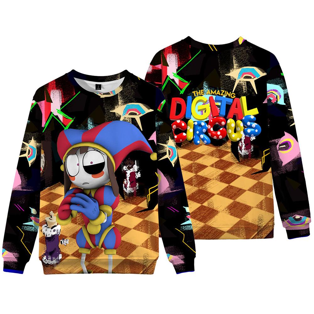 

High Street The Amazing Digital Circus Sweatshirt Men Autumn Fashion New Hoodie Mens Streetwear Tracksuit Crewneck Sweatshirts XXS