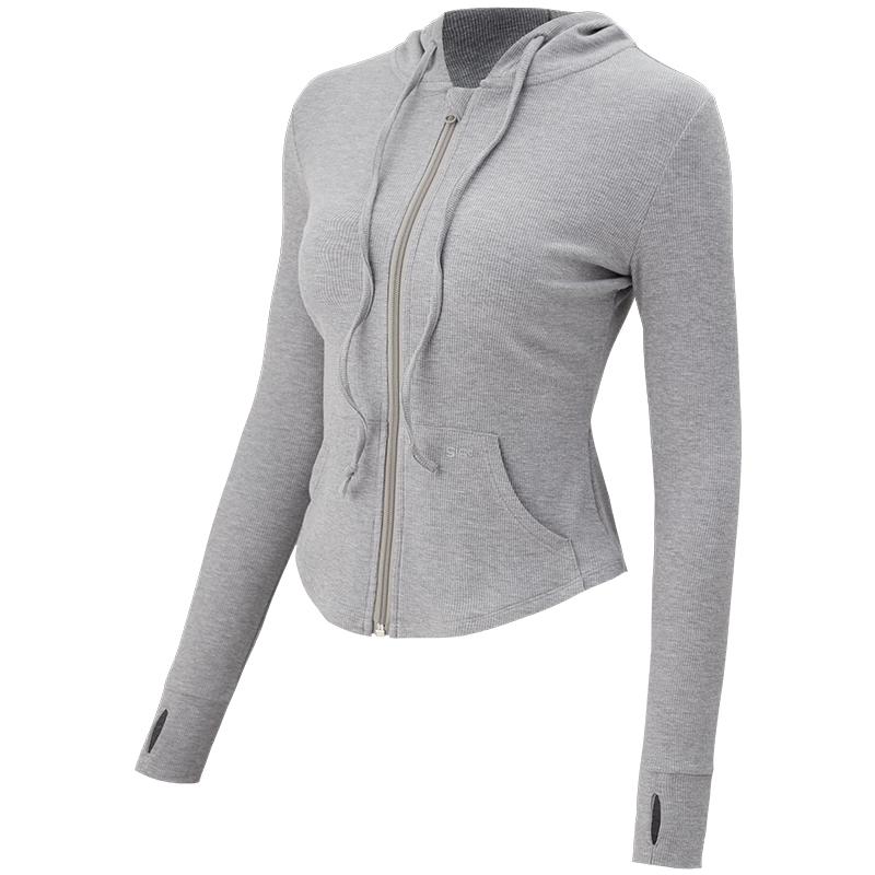 Gigt Women s Ribbed Yoga & Fitness Jacket L