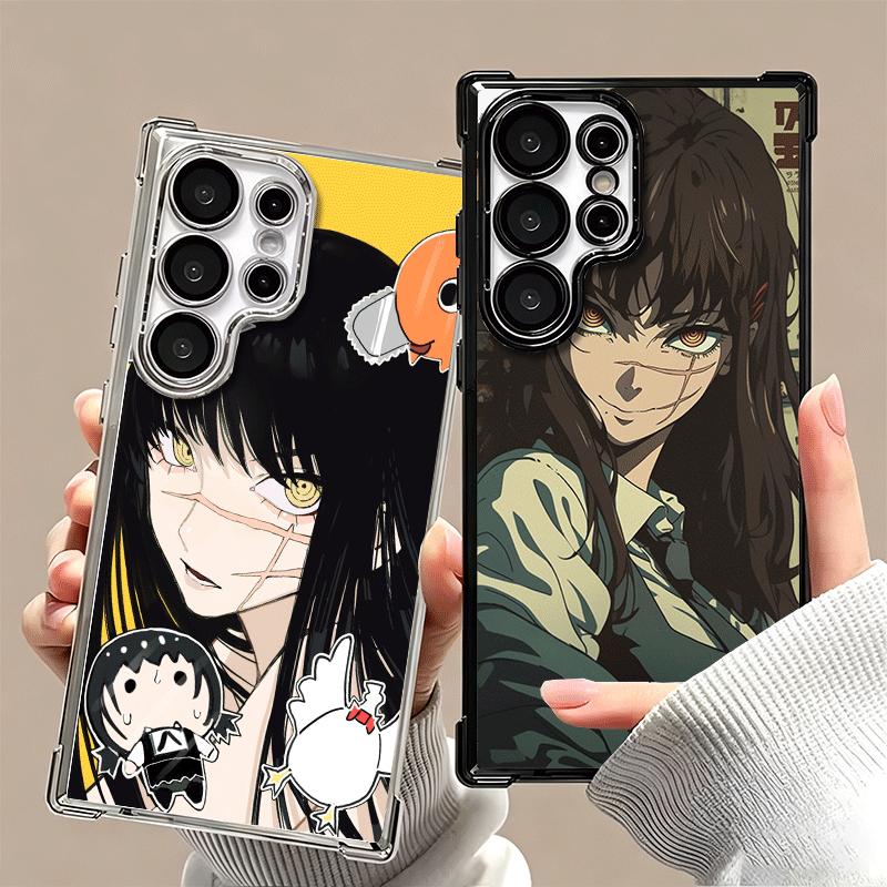 Anime Character Yoru War CSM Plating Phone Case For Samsung Galaxy S24 S25 FE S26 Edge S23 Ultra S22 S21 Plus S20 Anti-Fall Aira