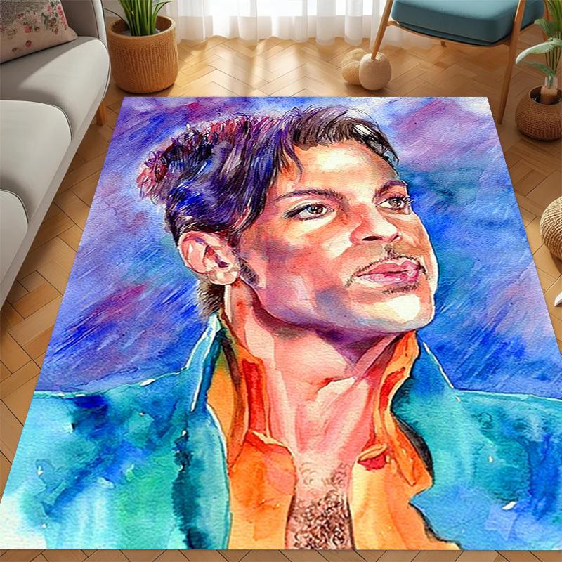 Prince's Iconic Guitar Artistry carpet Living room and bedroom mats floor mats Art Bathroom mat Room